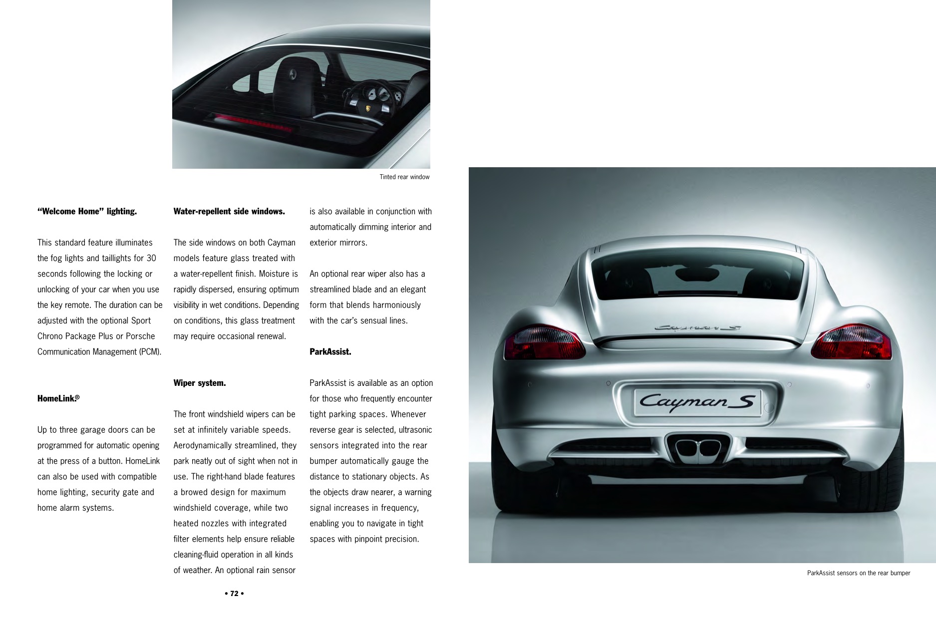 2007 Porsche Cayman Brochure Page 2